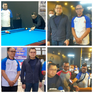 Turnament Biliar Antar Wartawan dan Korporasi Piala Hary Tanoesoedibyo dibuka oleh Ketum PB POBSI.