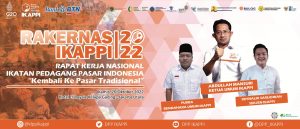 Ketua Ikatan Pedagang Pasar Indonesia Provonsi Jatim Dan Bali Turut Menyukseskan Rakernas  Yang Di Hadiri Oleh Beberapa Menteri 