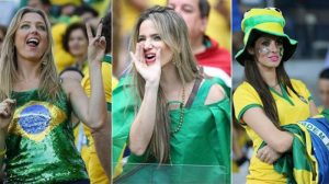 Rayakan dua kemenangannya tim BRAZIL konvoi yang mengundang perhatian masyarakat QATAR.
