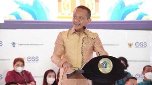MENTERI INVESTASI menyerahkan NIB untuk pelaku usaha Mikro kecil dan memberi apresiasi kepada IKAPPI BALI.