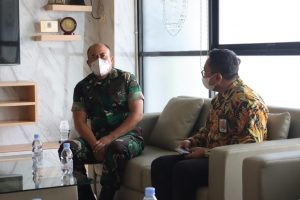 Dandim 0503/JB Terima Kunjungan Pejabat Kanwil Direktorat Jenderal Pajak Jakarta Barat Di Makodim 0503/JB