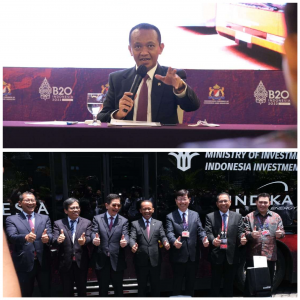 Dukung Presidensi G20 Indonesia, Kementerian Investasi Menerima Penyerahan Bus Listrik dariFoxconn.