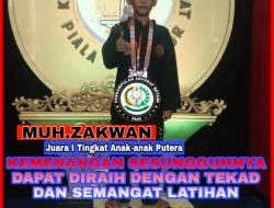 Berolahraga melestarikan budaya sekaligus mengukir prestasi, itulah yang dilakukan seorang siswa SD