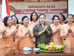 DWP Kota Denpasar Peringati HUT DWP Ke 23.Membangun Perempuan Cerdas Untuk Memperkuat Ketahanan Keluarga di Era Digital.