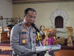 Gelar Anev Pengamanan Nataru, Polresta Denpasar Akan Terjunkan 876 Personel Pam