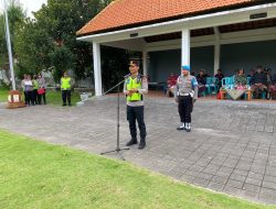 Polsek Densel Gelar Apel Kesiapan Pengamanan Perayaan Malam Tahun Baru 2023 di Wilayah Denpasar Selatan