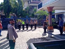 Kapolsek Denpasar Timur (Dentim) Pimpin Pelaksanaan Apel Pagi