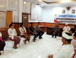 Jum’at Curhat Kapolsek Denpasar Timur (Dentim) Dengar Langsung Keluhan Warga