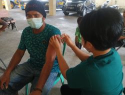 Meski PPKM Dicabut, Klinik Bhayangkara Polresta Denpasar Tetap Galakkan Vaksinasi