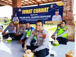 Dengar Langsung Keluhan Warga, Kapolsek Kuta Hadir Gabung Personil Dalam Kegiatan Jumat Curhat