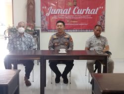 Polsek Denpasar Utara dengarkan saran, kritik dan masukan dari Majelis Gereja Yesus Gembala Yang Baik.