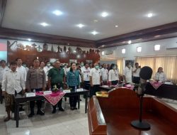 Kanit Binmas Polsek Denpasar Timur (Dentim) Hadiri Musrenbang