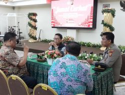 POLRI menjamin Keamanan dan Kenyamanan Masyarakat, Polsek Denpasar Utara dengarkan saran, kritik dan masukan dari Majelis Gereja Lembah Pujian
