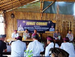 Program Jumat Curhat, Kapolsek Kuta Jalin Silaturahmi Dengan Prajuru Desa Adat Kelan
