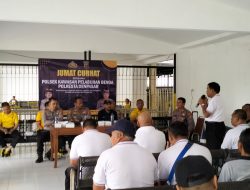 Dengar Keluhan Warga, Polsek Kawasan Pelabuhan Benoa Gelar Jumat Curhat