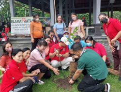 Peduli Terhadap Alam Kelurahan Panjer Lakukan Giat Penanaman Pohon.