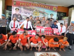 Polres Gianyar Berhasil Amankan 4,6 Kilogram Ganja