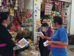 Cegah Penggunaan Nitrogen Cair Dalam Makanan, Puskesmas II Denpasar Selatan Sidak Ke Pasar Tradisional.