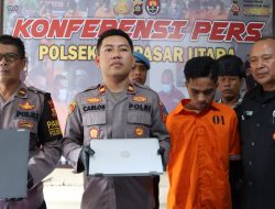 Polsek Denpasar Utara Amankan Pelaku Pencurian Laptop Di Yayasan Taman Mahatma Gandhi