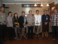 Tindaklanjuti Mou Polri Dengan KPU RI, Kapolresta Terima Audensi KPU Kota Denpasar