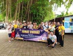 Sambangi Komunitas Transport Trans Tuban Dan Lohjinawi Kapolsek Kuta Laksanakan Program Jumat Curhat