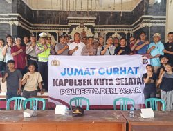 Jumat Curhat Polsek Kuta Selatan Temui Warga Banjar Cengiling Jimbaran