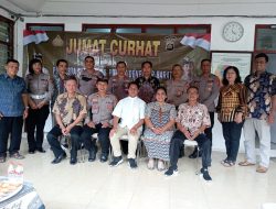 Wadahi Aspirasi Masyarakat, Polsek Denpasar Barat Laksanakan Jumat Curhat Di Gereja Paroki Santo Petrus