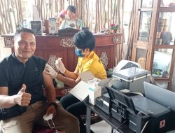 Polsek Denpasar Timur (Dentim) Kembali Laksanakan Vaksinasi Massal