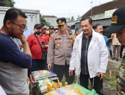 Pastikan Harga Pangan Stabil, Polres dan Pemkab Karangasem Gelar Operasi Pasar