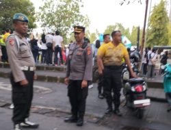 Polsek Denpasar Timur (Dentim) Lakukan Pengamanan Kegiatan Jalan Sehat