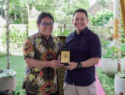 Bupati Badung bersama Ketua DPRD Badung menghadiri acara melaspas dan peresmian Rumah Dinas Jabatan Dirreskrimum Polda Bali