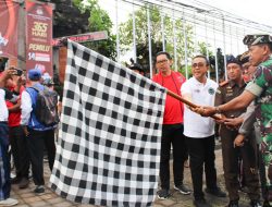 Walikota Jaya Negara Lepas Bersepeda Bersama 365 Hari Menuju Pemilu 2024