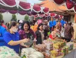 Tekan Inflasi Dan Meriahkan HUT Kota Denpasar ke 235 Pemkot  Gelar Pasar Murah di Kelurahan Sumerta