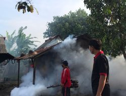 Cegah Penyebaran Virus DBD Pusksmas II Densel Lakukan Foging