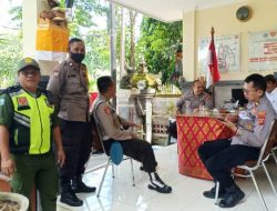 Jelang Nyepi Kapolsek Denpasar Timur (Dentim) Sambangi Tokoh Adat Dan Tokoh Masyarakat, Ajak Jaga Kamtibmas