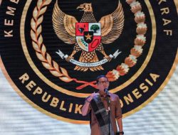 Sandiaga saat memberikan sambutan dalam ‘Opening Ceremony IFW 2023’