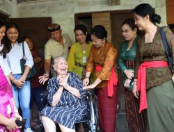 Sambut Hut Kota Denpasar Ke-235Katua K3S Antari Jaya Negara Serahkan Bantuan Kursi Roda
