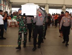 Kapolresta Denpasar Dampingi Kapolda Bali Jemput Jenazah Korban Gempa Turki