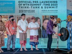 Sandiaga Uno secara simbolis membuka acara “Pre-Launching of WTN Summit-TIME 2023”