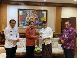 Walikota Denpasar Jaya Negara Menerima Studi Banding Bupati Kabupaten Belu terkait Percepatan Elektronifikasi