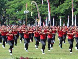 Sebanyak 1.500 Peserta Senam Sicita Meriahkan Apel HUT Kota Denpasar ke-235