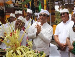Walikota Jaya Negara Mendem Pedagingan Di Pura Puseh Desa Adat Sesetan