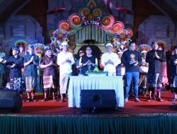 Bupati Badung I Nyoman Giri Prasta saat menghadiri HUT ST. Yowana Santhi Ke-40