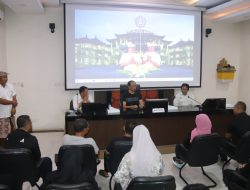 Wabup Ketut Suiasa saat silaturahmi dengan atlet dan pelatih tim Pelatnas Sea Games XXXII Cabang Pencak Silat
