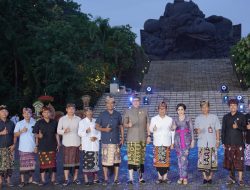 Sekda Wayan Adi Arnawa saat membuka acara Festival Dresta Lango Ogoh-Ogoh GWK