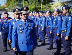 Sekda Adi Arnawa Hadiri Apel HUT Pemadam Kebakaran Ke-104