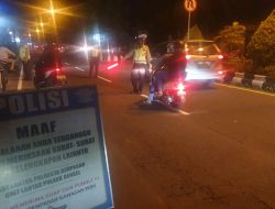 Tegakkan Disiplin Berlalu Lintas, Polsek Densel Gencarkan Razia Motor