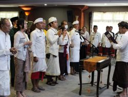 Walikota Jaya Negara Lantik 158 CPNS Jadi PNS Kota Denpasar