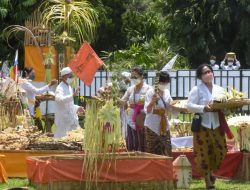 Tawur Agung Kesanga Kota Denpasar Digelar di Catus Pata Patung Catur Muka