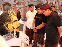 Wawali Arya Wibawa Buka Lomba Sketsa dan Pameran Tapel Ogoh-ogoh ST Tunas Muda Banjar Dukuh Mertajati Sidakarya